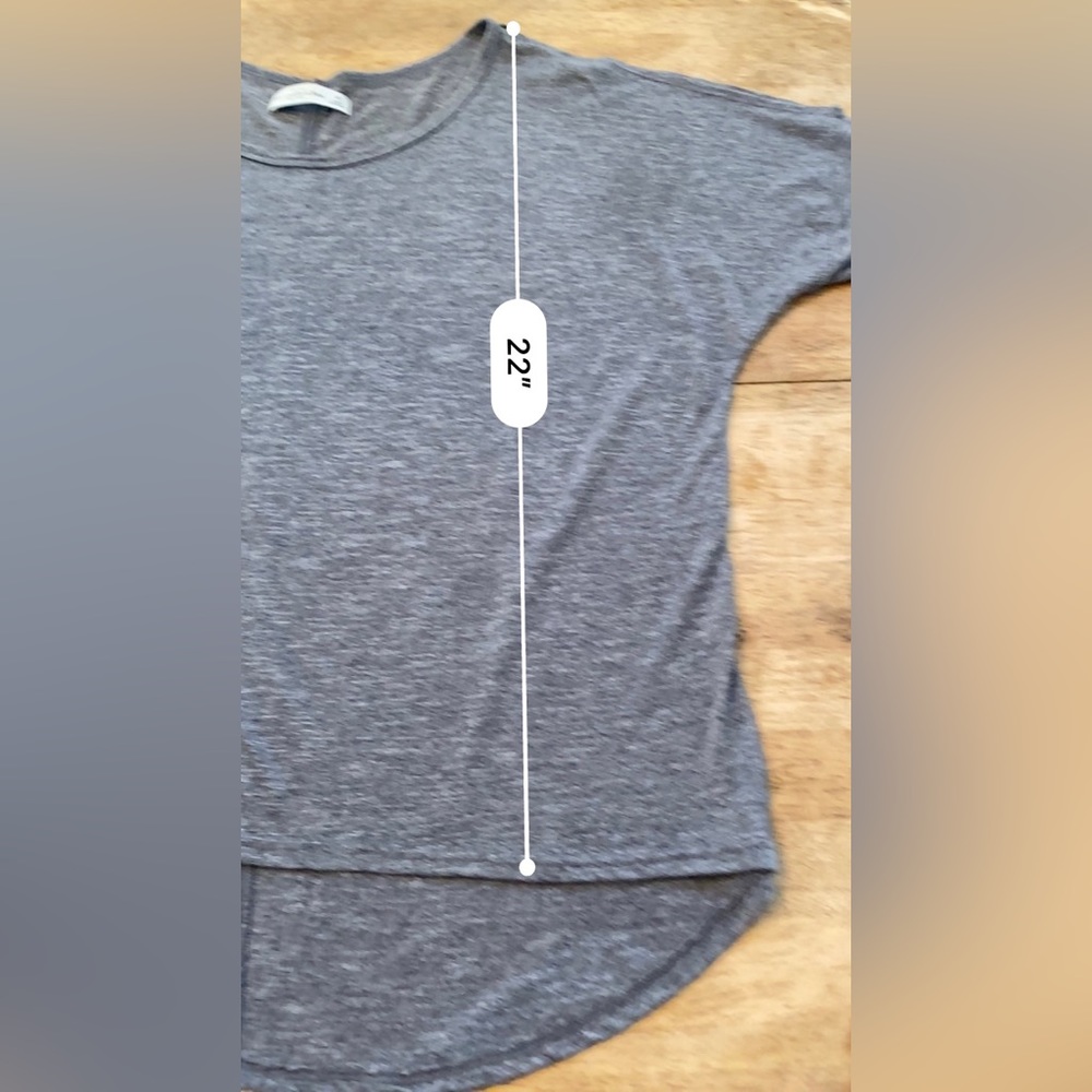 Abercrombie & Fitch Women’s Medium Gray Scoop Neck Cold Shoulder Long Sleeve Top - Picture 10 of 14